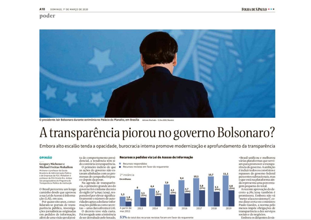 Transparency under bolsonaro